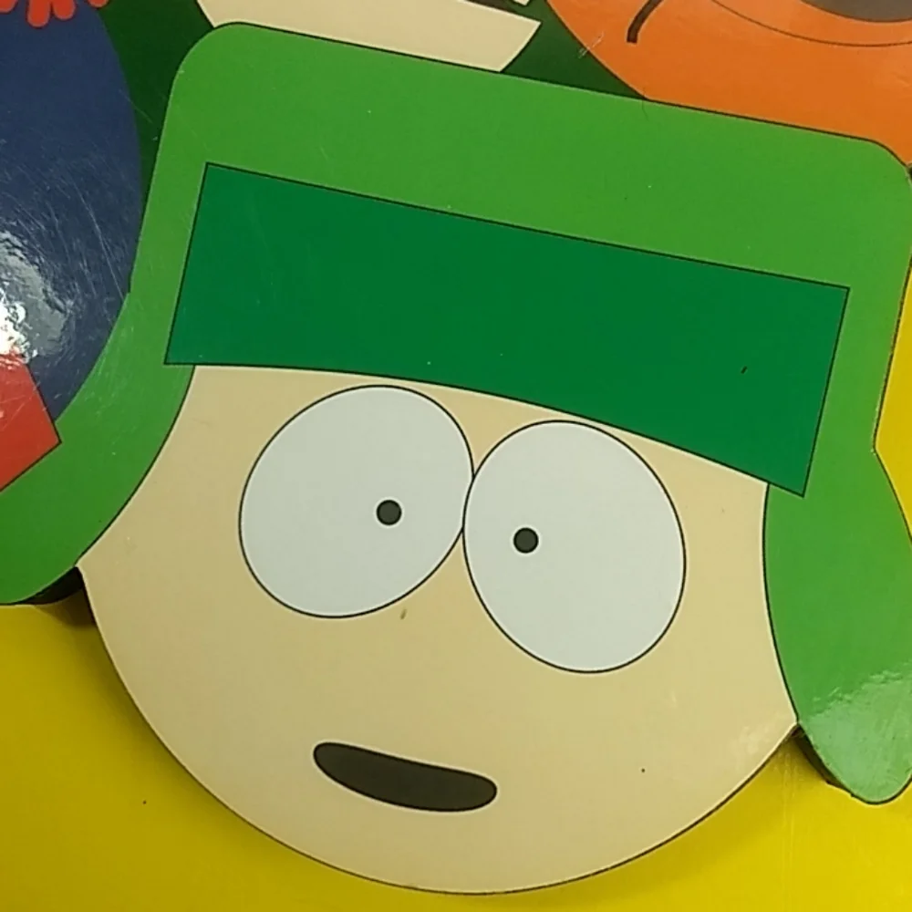 South Park VTG 2003 wooden logo wall art